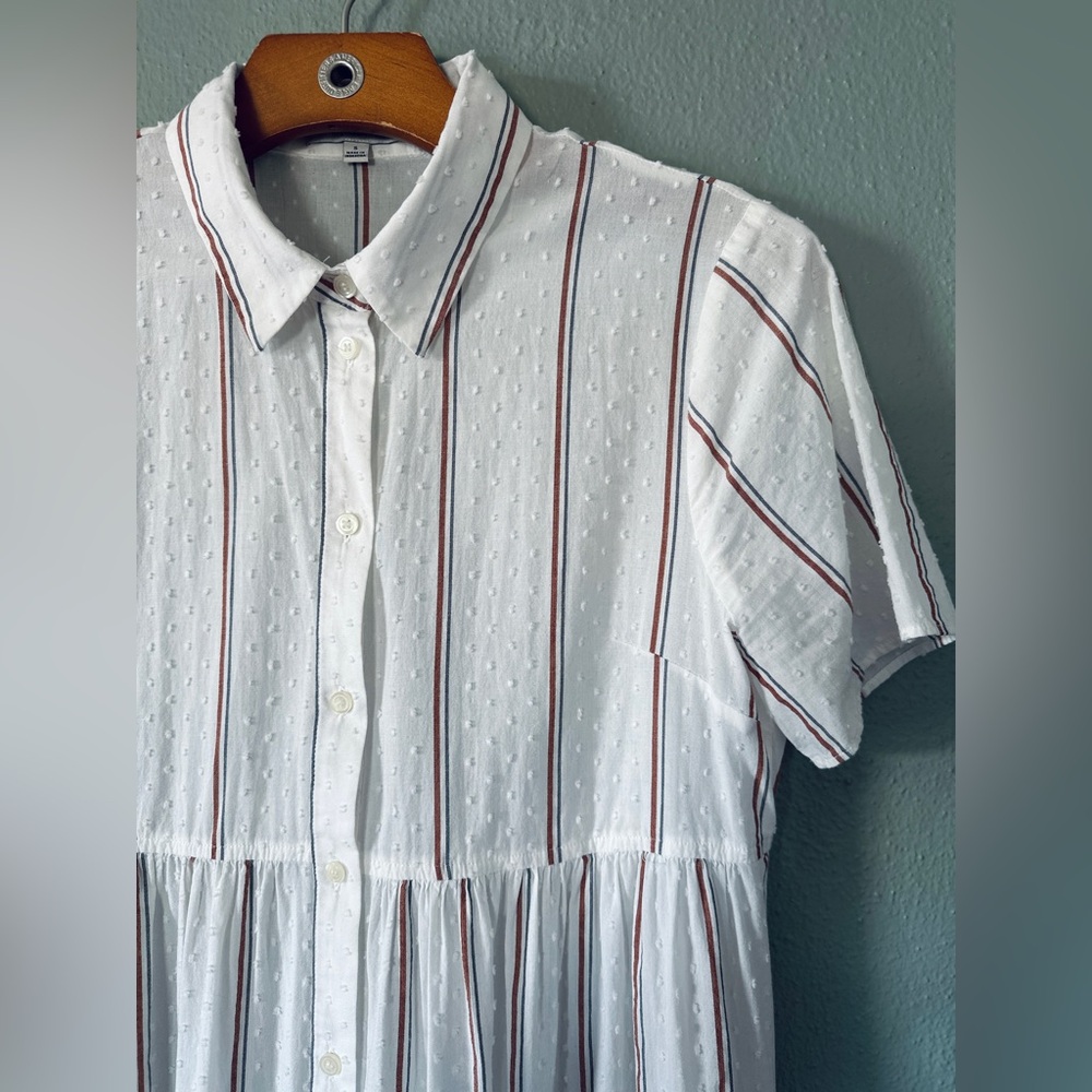 Madewell Striped Midi Shirtdress | Women’s S